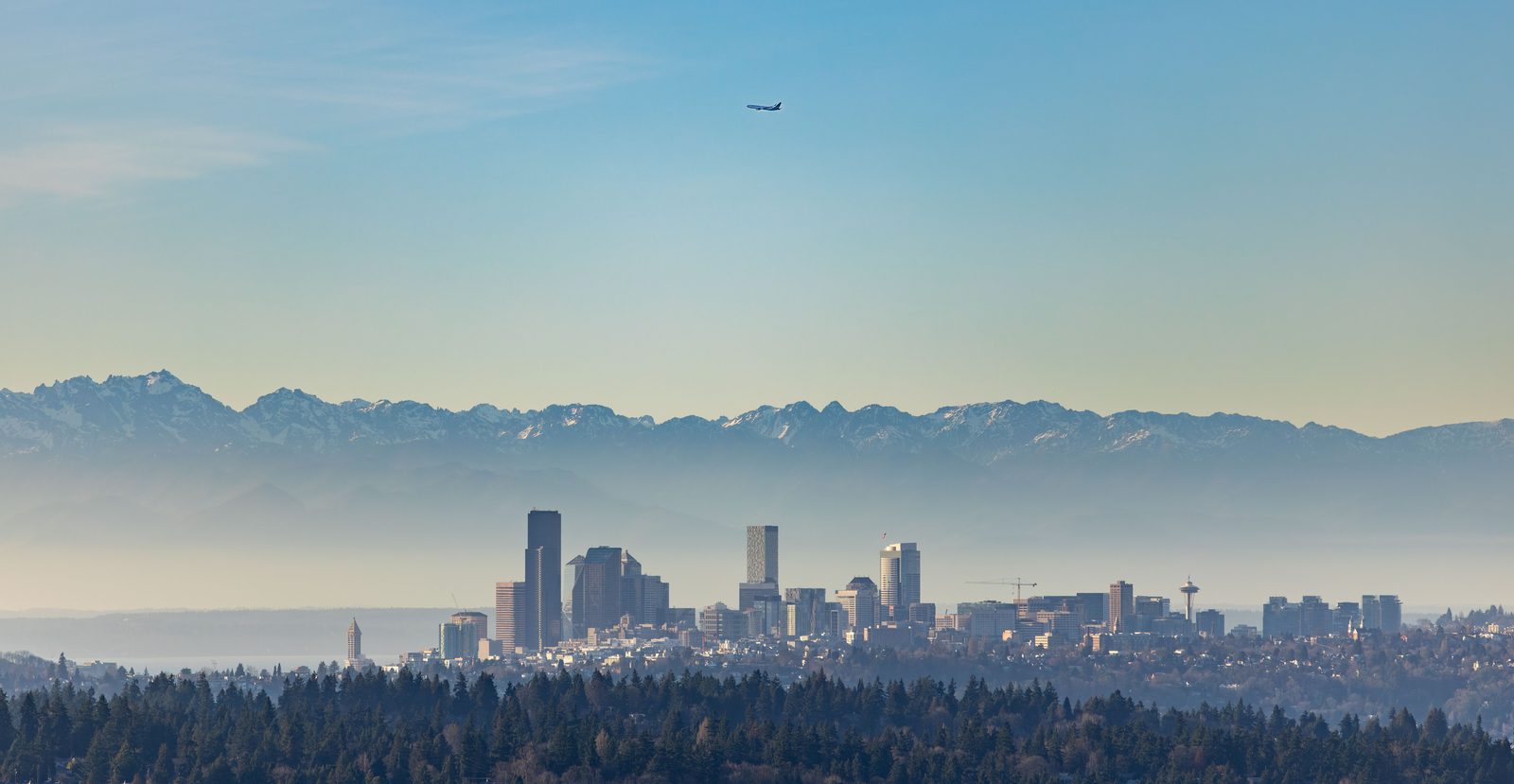 Seattle skyline panorama